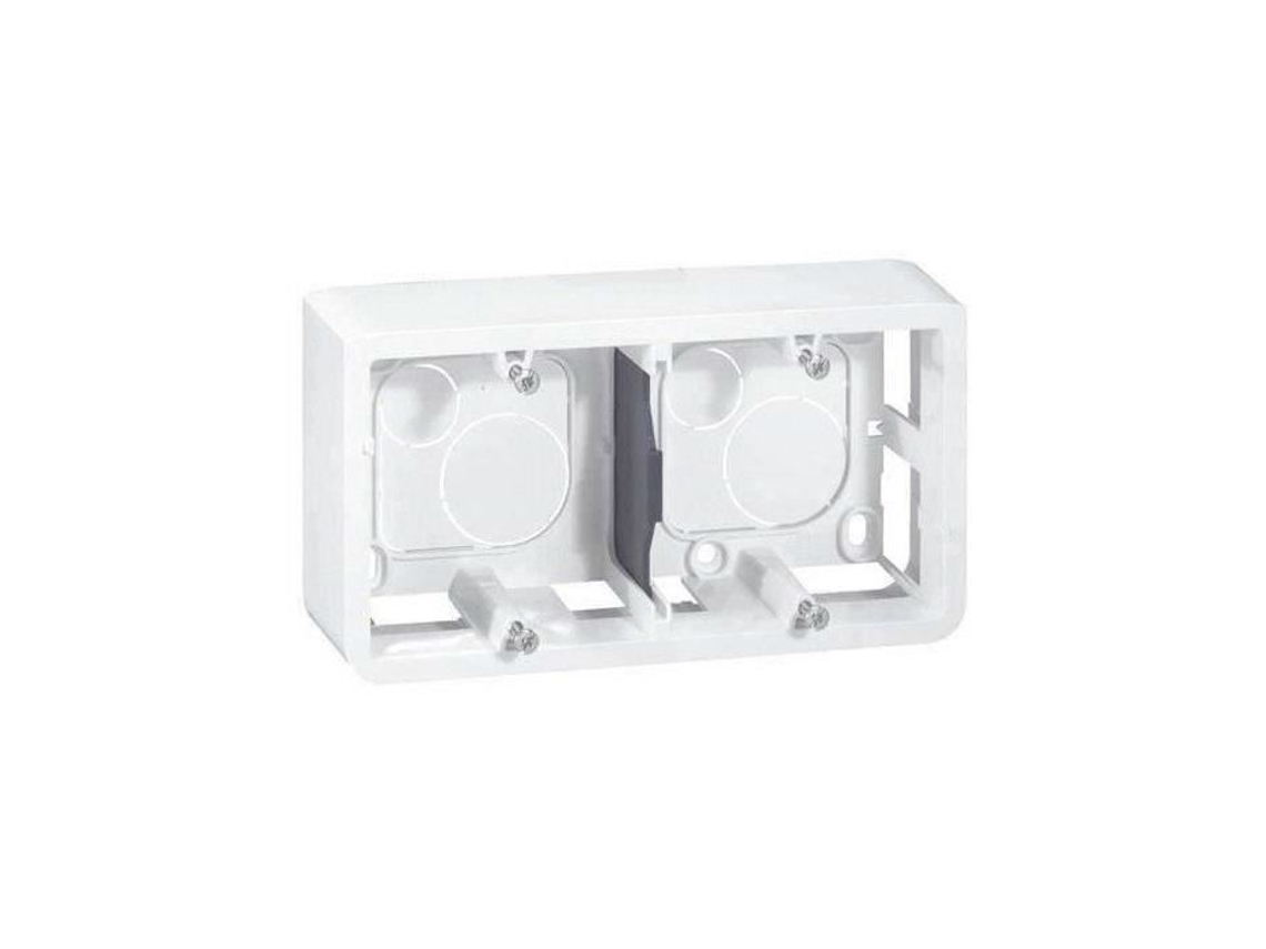 Moldura Para Módulos Legrand Mosaic 4 Módulos Branco 40 Mm Plástico