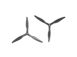 Conjunto de 6 hélices Gemfan 7x9x3 de 7 polegadas, CW CcW, em fibra de vidro e nylon, com 3 pás, para aeromodelismo. MDUG