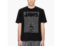Rockinstone Jaws Movie Jaw Division Black Adult T-shirt Size:l