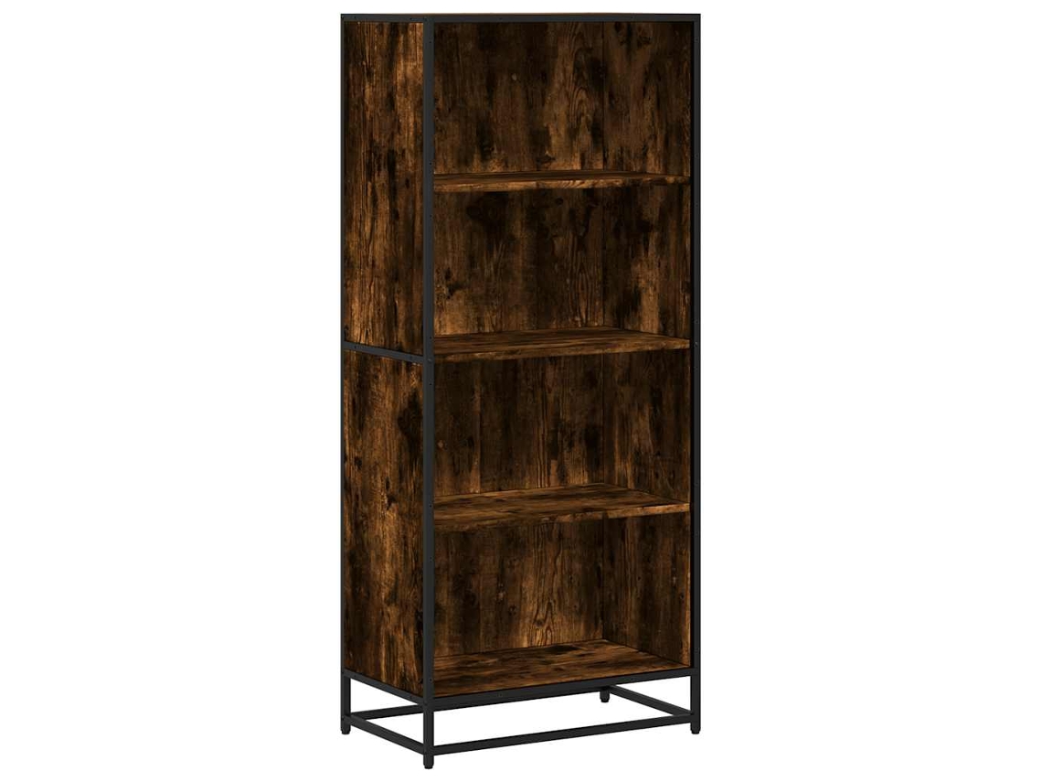 Bookcase, Bookcases Vidaxl Marrom Madeira Processada (n/a)