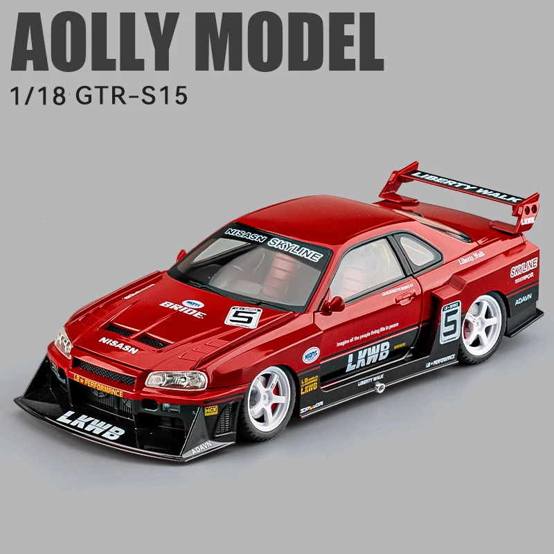 (vermelho) Miniatura De Carro Em Liga Metálica, Escala 1:18, Com Som E Luz.