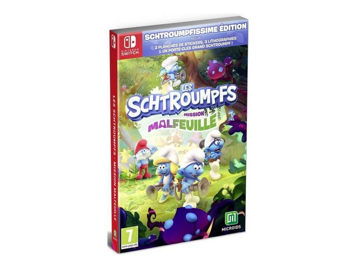 Jogo Nintendo Switch The smurfs: mission malfeuille