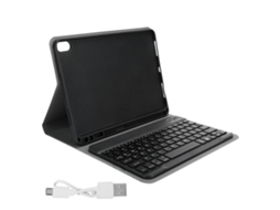 Capa protetora com teclado Bluetooth iluminado, 7 cores, com compartimento para caneta, para tablet | S/MARCA