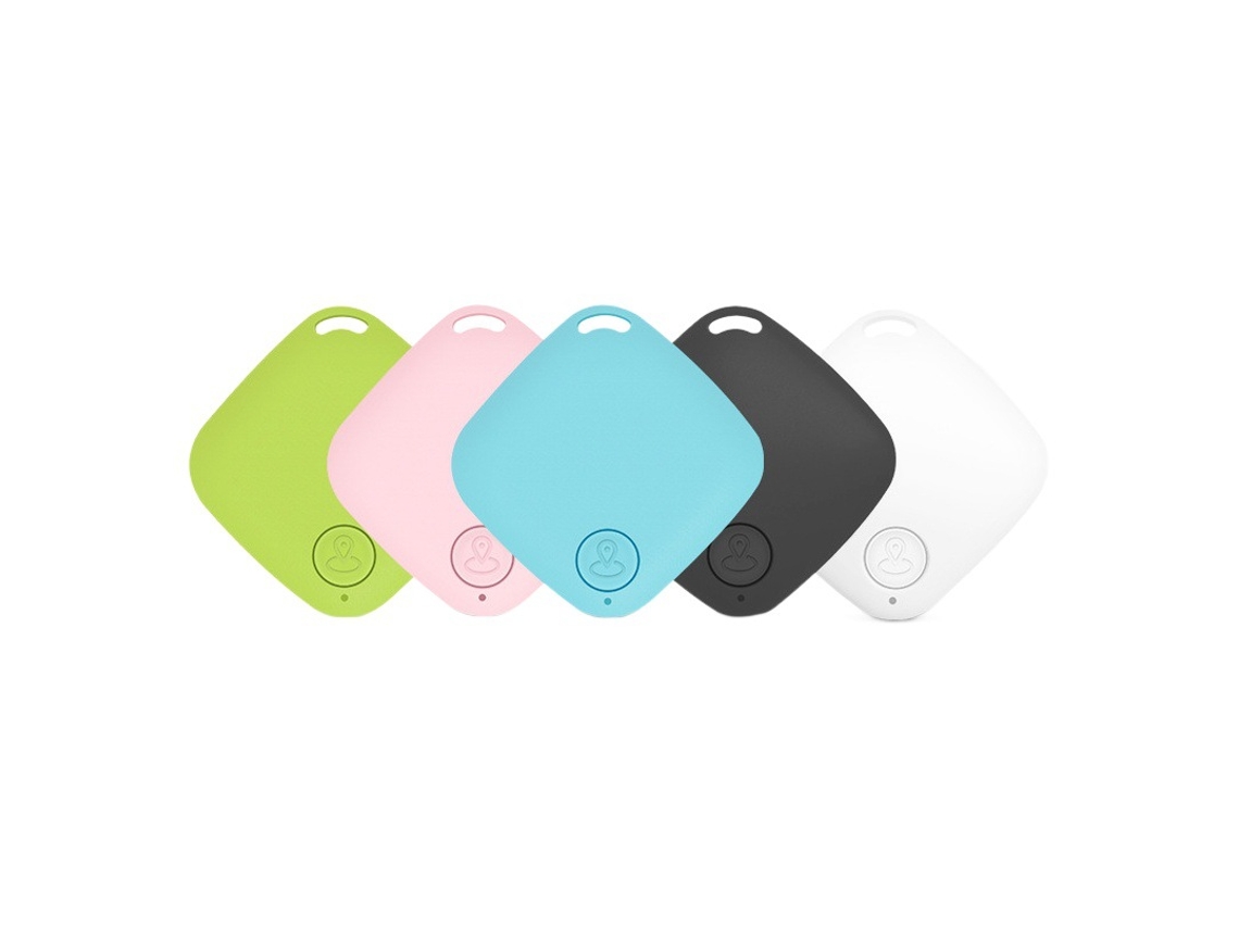 Localizador Inteligente com Controle de Selfie, Losango, compatível com iOS e Android, Chaveiro Anti perda