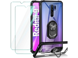 Capa Xiaomi Redmi 9 HONGWE. Preto
