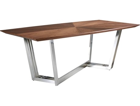 Mesa de Refeição ANGEL CERDÁ S.L. 1097 (Castanho - Aço inoxidável - 220 x 110 x 77 cm)