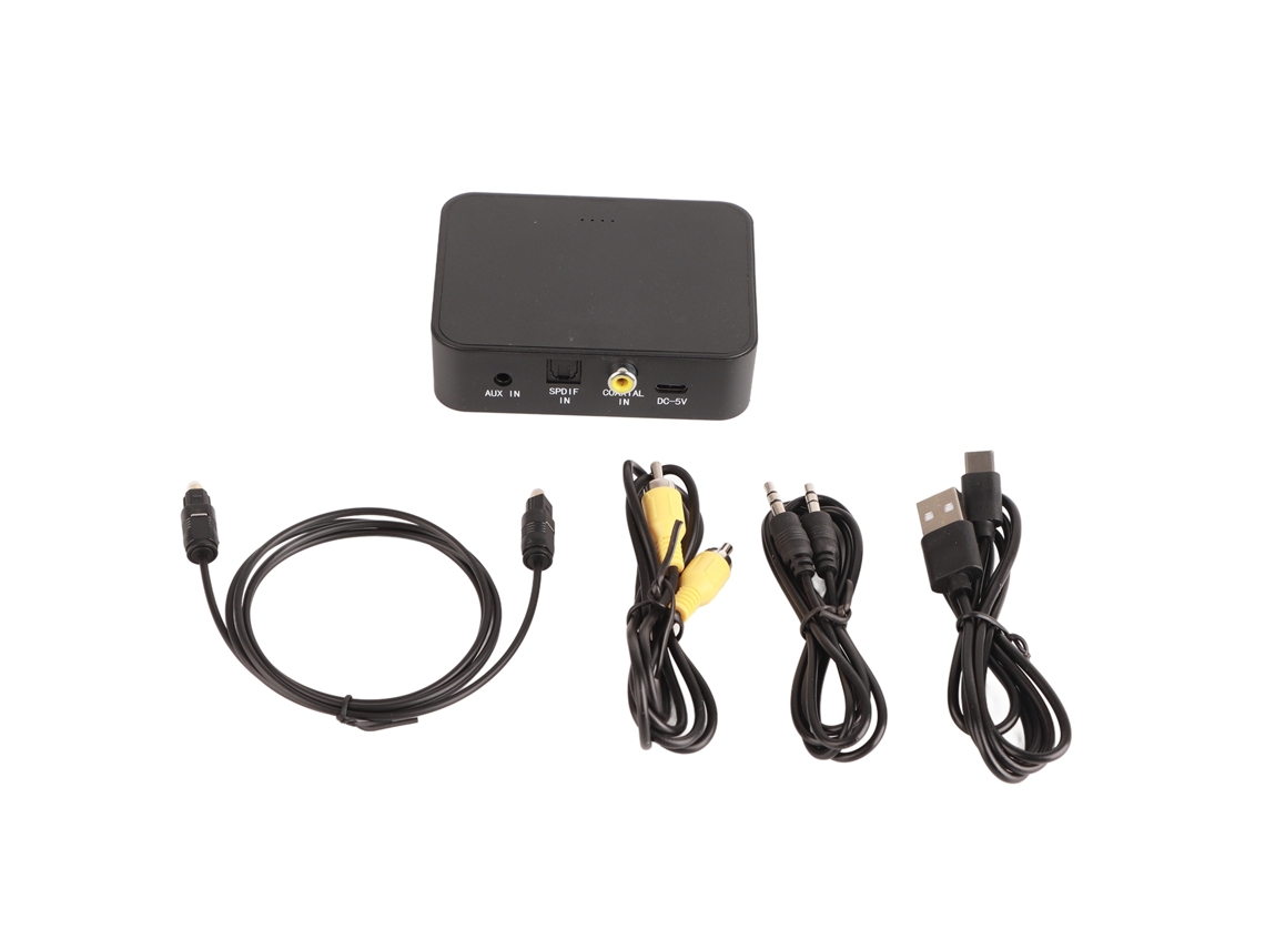 Transmissor adaptador de áudio Bluetooth 5.0 para Xbox e PS4, com cabos óptico, RCA e 3.5mm | S/MARCA