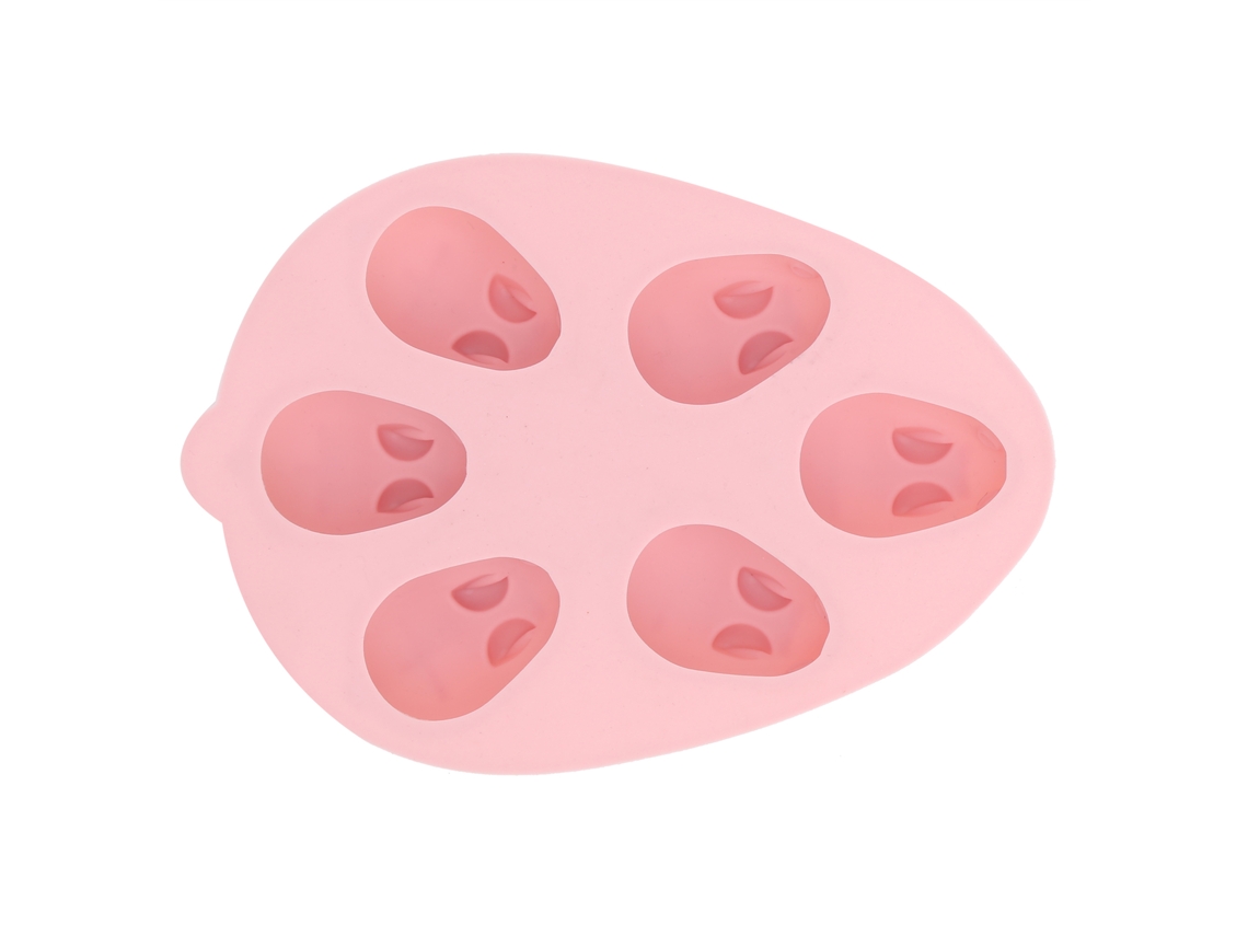 Molde De Silicona Em Forma De Coelho 3d Para Bolos, Sorvetes E Chocolate, Molde Oco Rosa Para Assar