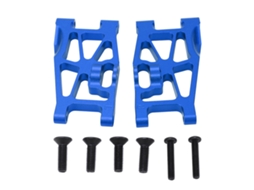 Conjunto De Braços De Suspensão Dianteiro E Traseiro De Alumínio Para Carros Rc Losi Hammer Rey 1/10 Azul Escuro