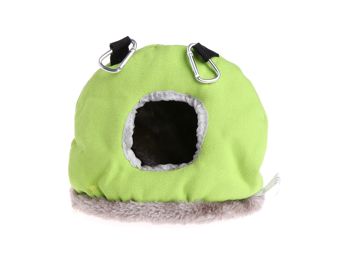 Ninho Quente para Pássaros, Cama de Inverno, Cabana Aconchegante para Papagaios, Rede Suspensa, Tenda para Gaiola AQUAFORGE