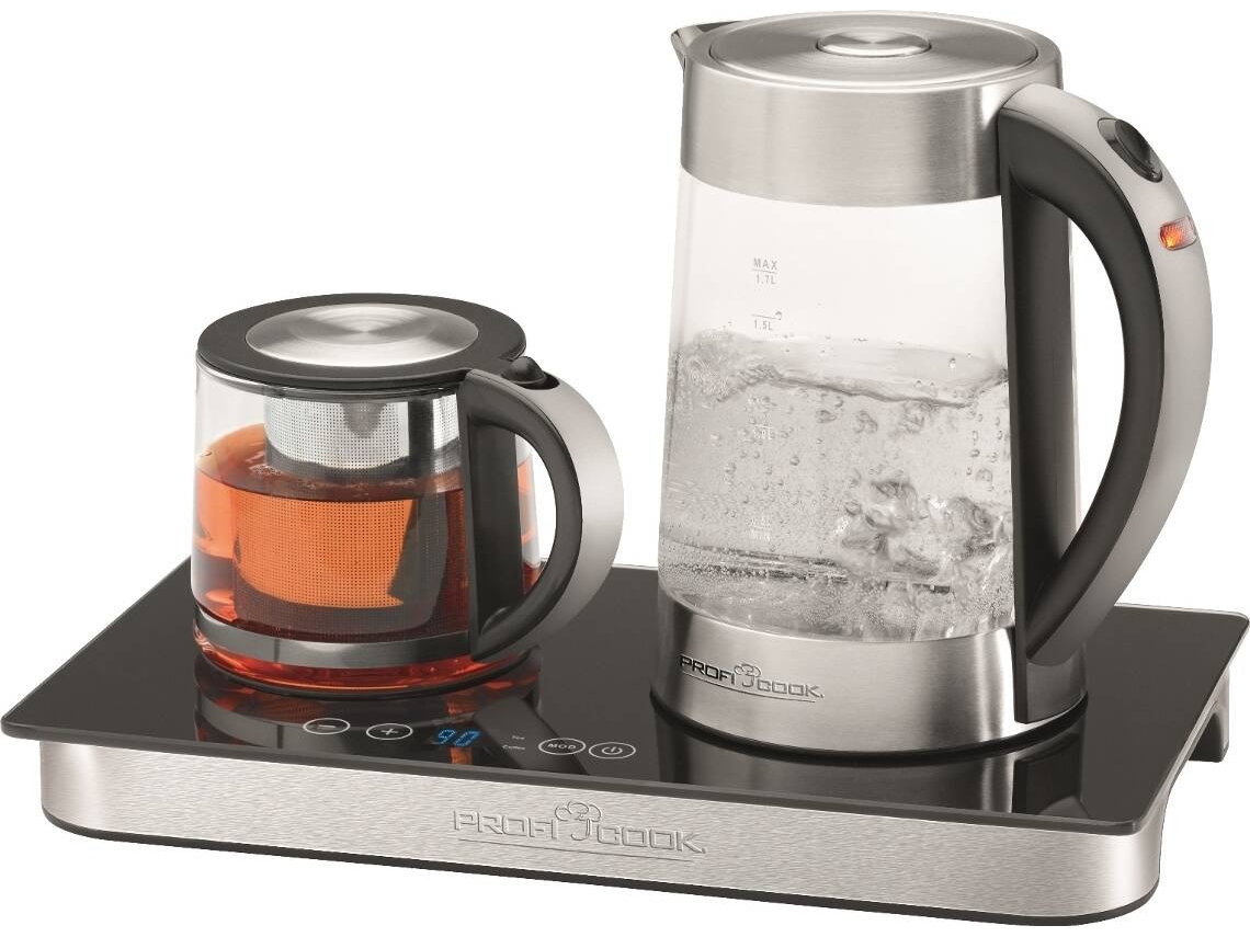 Jarro  Elétrico + Chaleira Elétrica PROFICOOK TKS 1056 (2250 W - 1.7 L+1.2 L)