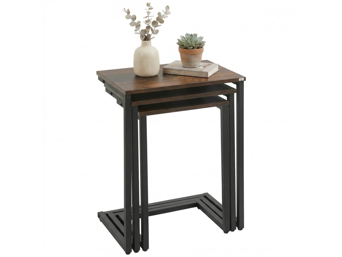 Mesa de centro com efeito mármore ORBITRA COMMERCE