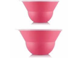 Tigela para Misturar Bodum Topee, Rosa, 3W, 4,9W, Pacote com 2