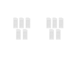 2 Filtros Hepa De Substituição Para O Aspirador Robô Ecovacs Deebot T10 Plus.