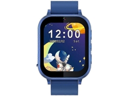 Smartwatch infantil A18 de 1,83 polegadas com 22 jogos integrados, contador de passos e câmera para monitorar hábitos. Ly Ebike