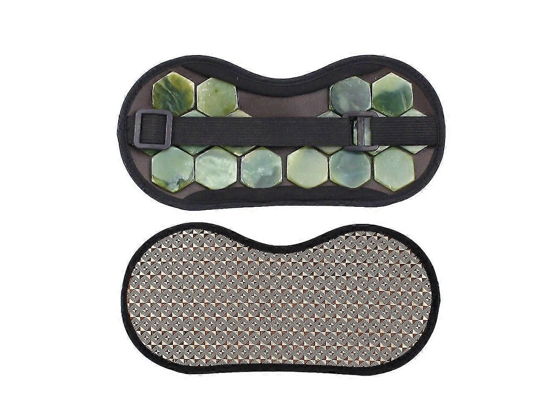 Máscara de Dormir de Germânio/jade para Homens e Mulheres com Faixa Elástica Ajustável. TAISHENGDA