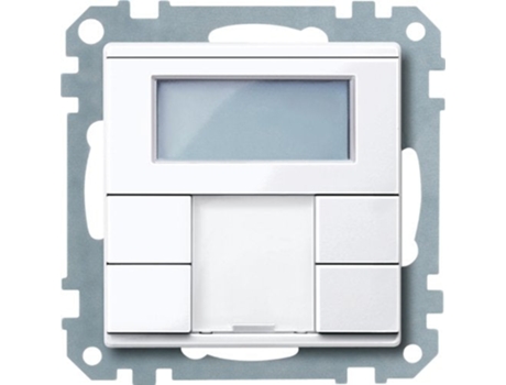 Botão de pressão Meg6212 0325 2 vias ativo branco brilhante Merten (meg6212 0325)