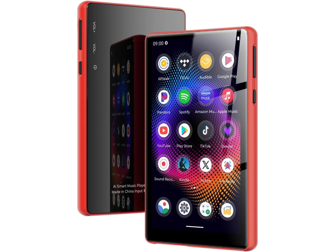Leitor De Mp3 Com Tela Sensível Ao Toque Hd 5" (1280p), 192 Gb,