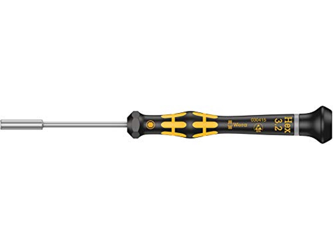 Chave de Parafusos INDOOSTRIAL Wera Kraftform ESD 1500 Series - de precis�o (3.2 x 60 mm)