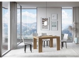 Mesa de Jantar Extensível 90X140/244 Cm Roxell Carvalho Natural