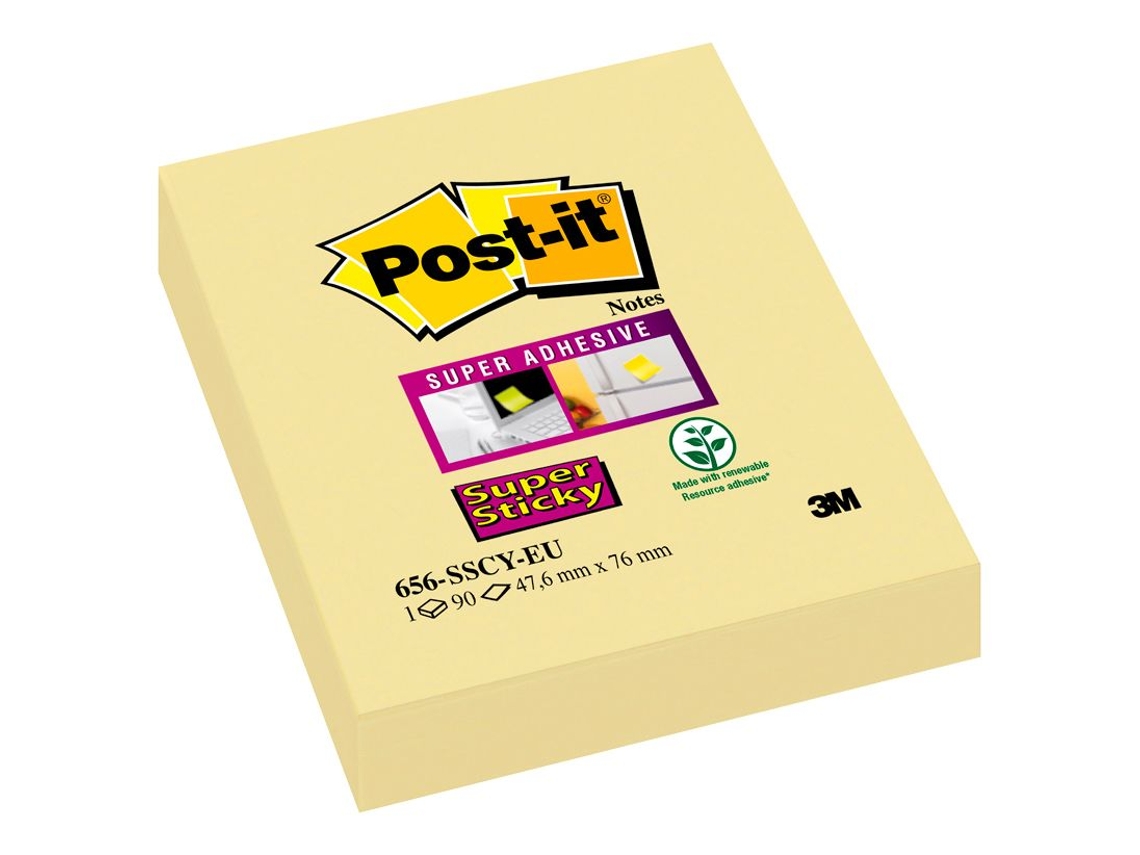 Bloco de Notas POST-IT Super Sticky 51 x 78 mm