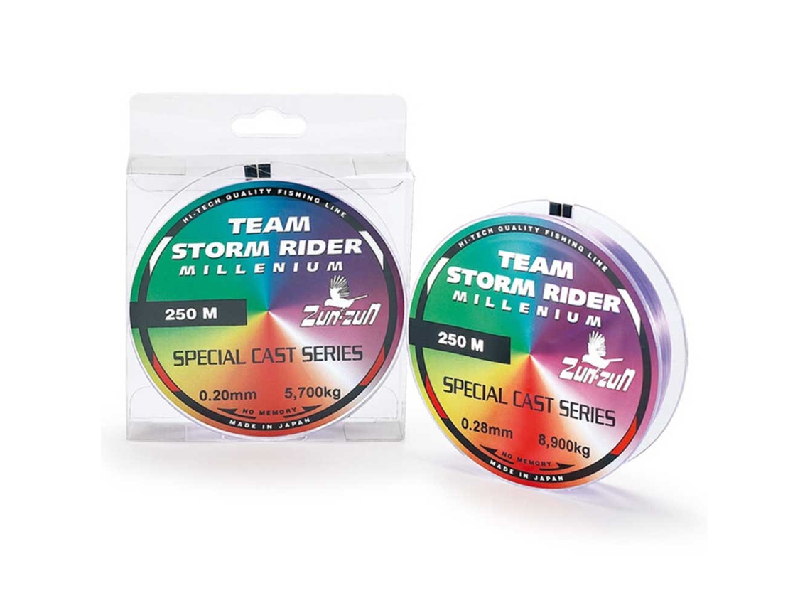Monofilamento Milenium 250 M Transparente 0.280 Mmstorm Rider