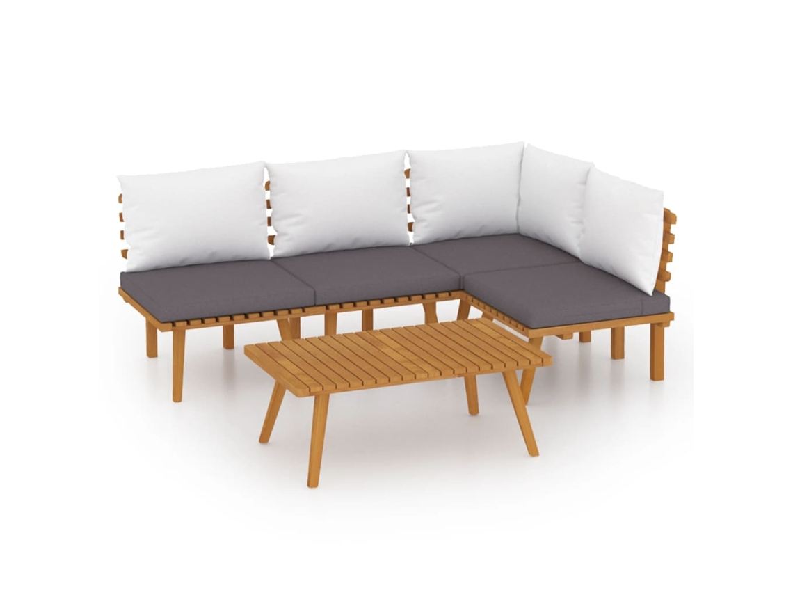 Garden Lounge Set, Garden Lounge Sets Vidaxl Marrom Madeira De Acácia (n/a)