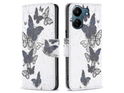 Capa Para Telefone 4g Xiaomimi 13c Poco C65 Estampa Padrão Carteira Suporte