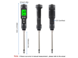 Medidor de pH e EC YURU com Sonda Substituível, 220V