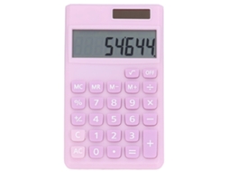 Calculadora Solar Portátil 8 Dígitos, Visor Grande, Roxo LAXISCREED