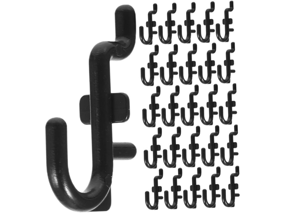 Conjunto De 50 Ganchos Plástico Para Painel Perfurado, Utilitários Pen