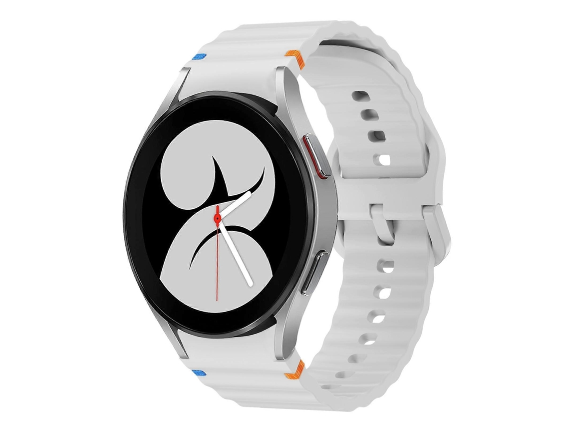 Pulseira De Silicone Com Costura Em Padrão De Ondas