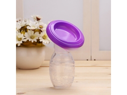 Bomba Tira leite Manual para Bebês, Coletor de Leite Materno de Silicone, Calibrador Automático MDUG (roxo)