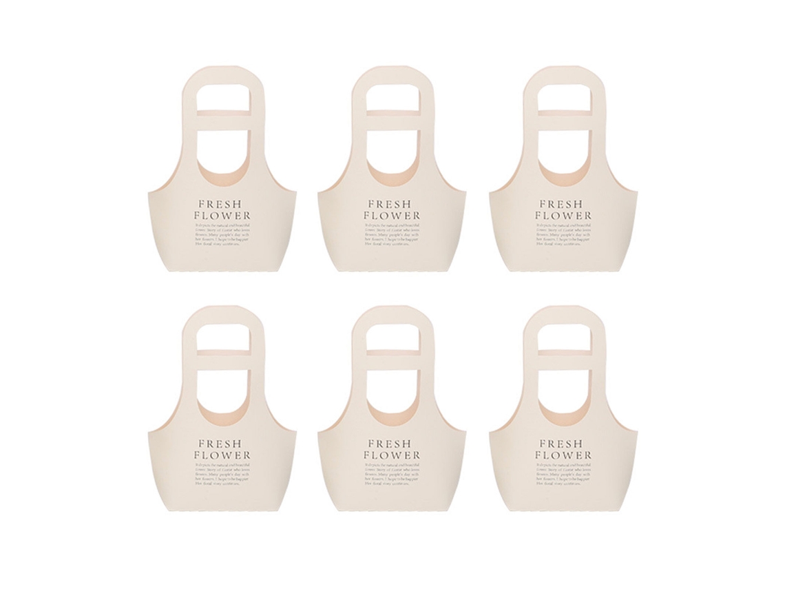 Caixa de Flores com Alça Dobrável, Impermeável, Pack de 6 LAXISCREED