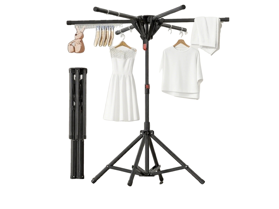 Secador De Roupas, Design Dobrável, Capacidade De 40 Kg, 6
