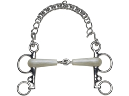 Broca Pelham Dividida com Ramo Curto Flexi 110 Mm Prateado 125 Mmfeeling