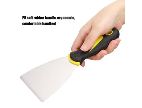 HURRISE Espátula Impressora 3D Cabo de Borracha de Aço Inoxidável