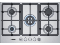 Placa de Gás BALAY 3ETX576HB (Gás Butano-Propano - 75 cm - Inox)