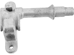 Fechadura Reforçada Para Porta De Reboque Nº 1, Com Cabeça E Base Espessadas.