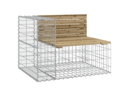 Garden Bench, Garden Benches Vidaxl Marrom Madeira De Pinho Impregnada (92 X 71 X 65.5 Cm)