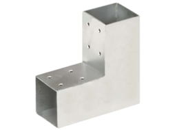 Post Connector, Post Connectors Vidaxl Prateado Metal (71 X 71 Mm)