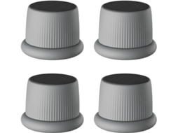 Conjunto de ferramentas para levantamento de peso com alta resistência, com 4 deslizadores, para facilitar e transportar objetos.