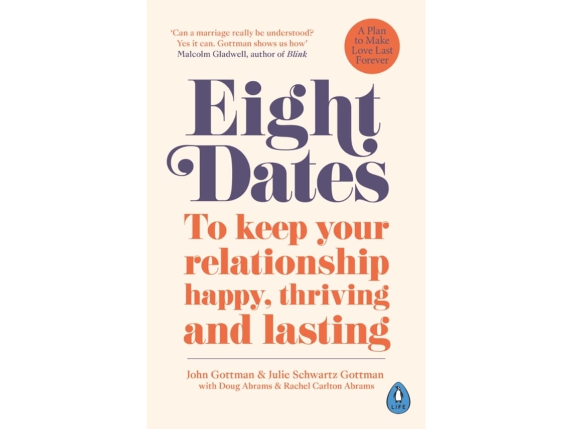 Livro Eight Dates de John Gottman (Inglês)