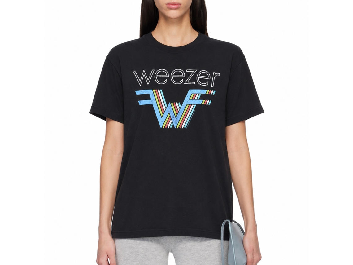 Weezer W Multi Color T-shirt Unisex Adults Size:xl