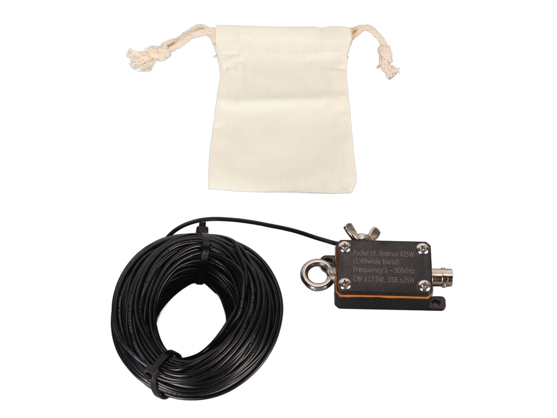 Aetheria antena Hf End Fed Portátil 1 30mhz Balun 1:49 para Cw Ssb Ondas Curtas Outdoor