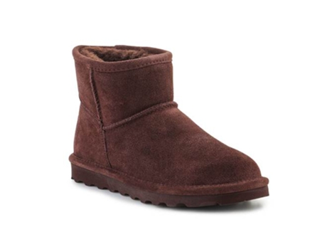 Botins de Mulher BEARPAW Alyssa Pele Castanho (38)