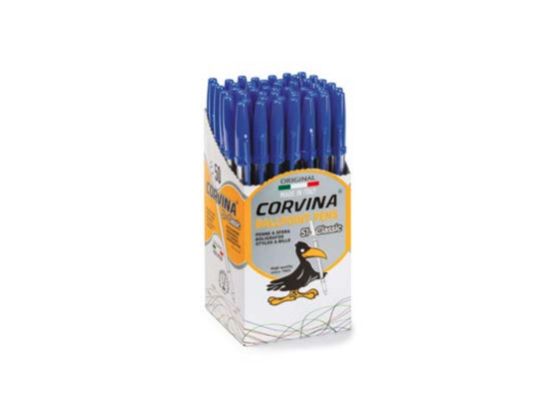 Carioca 40163/02 penna esfera Blu Fine 50 un