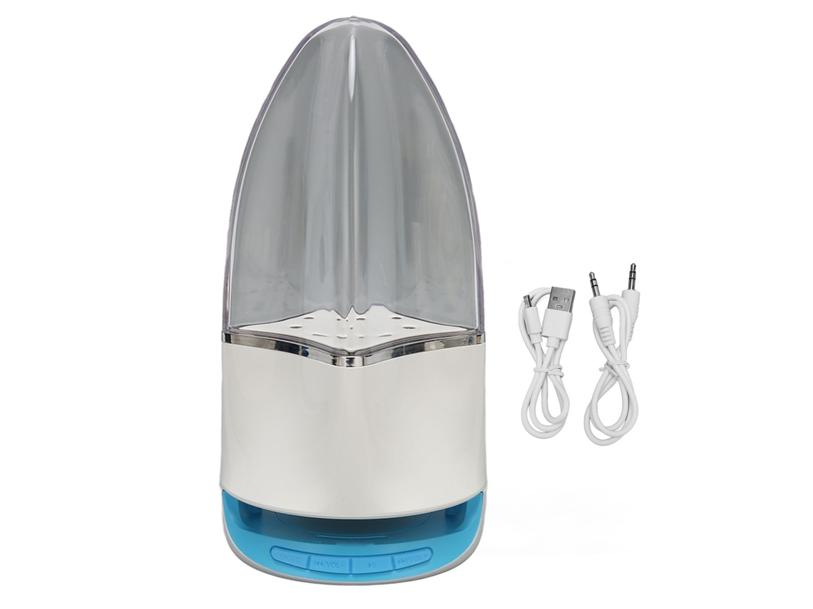 Caixa de Som Bluetooth Water Dance EOOCOO com luz RGB e estéreo