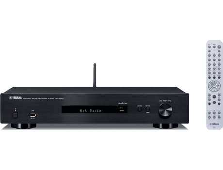Leitor Audio Rede YAMAHA MusicCast NP-S303A Preto — Formatos: MP3/ WMA | MPEG4 AAC | WAV | FLAC | AIFF | ALAC | DSD
