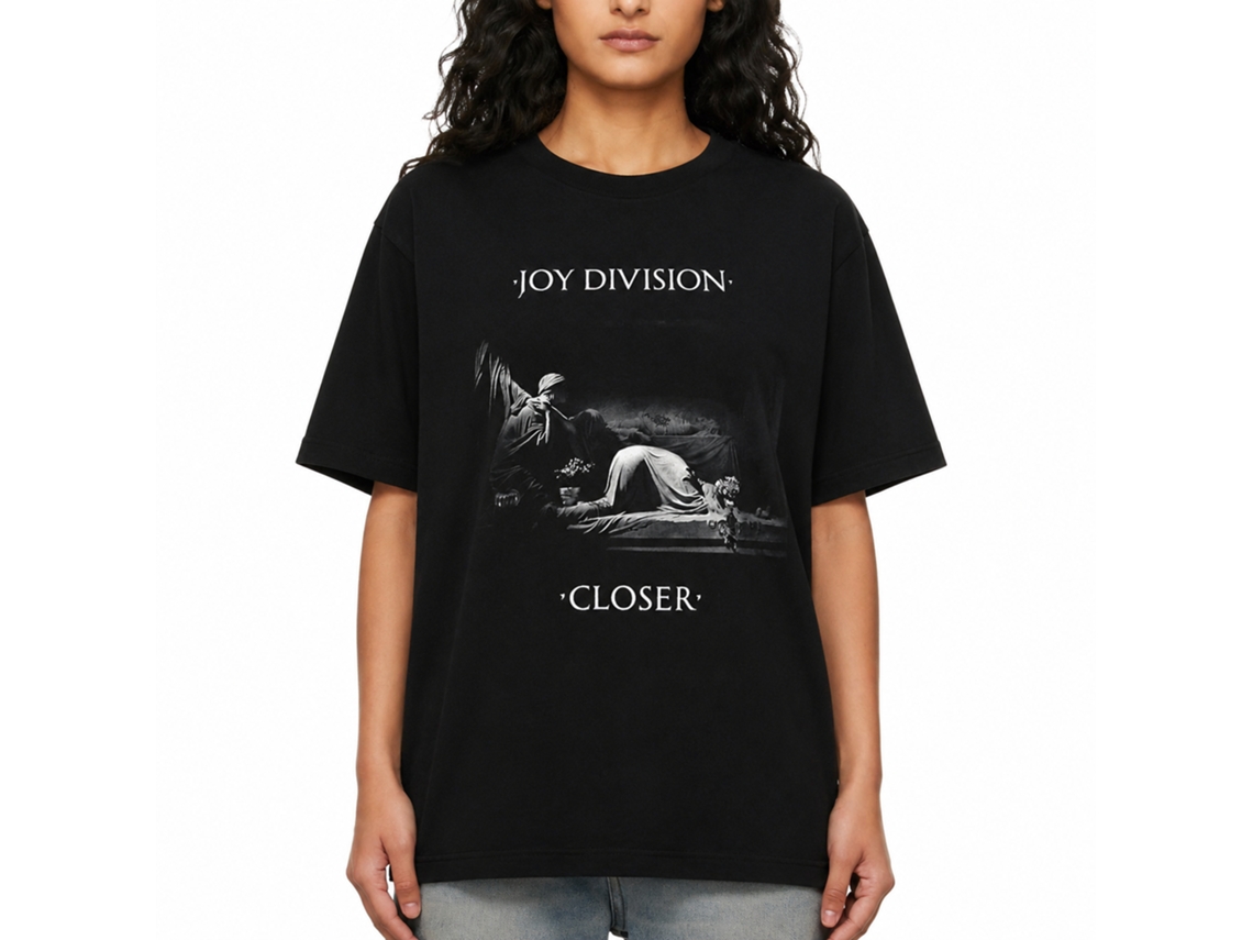 Joy Division Closer Black T-shirt Unisex Adults Size:m